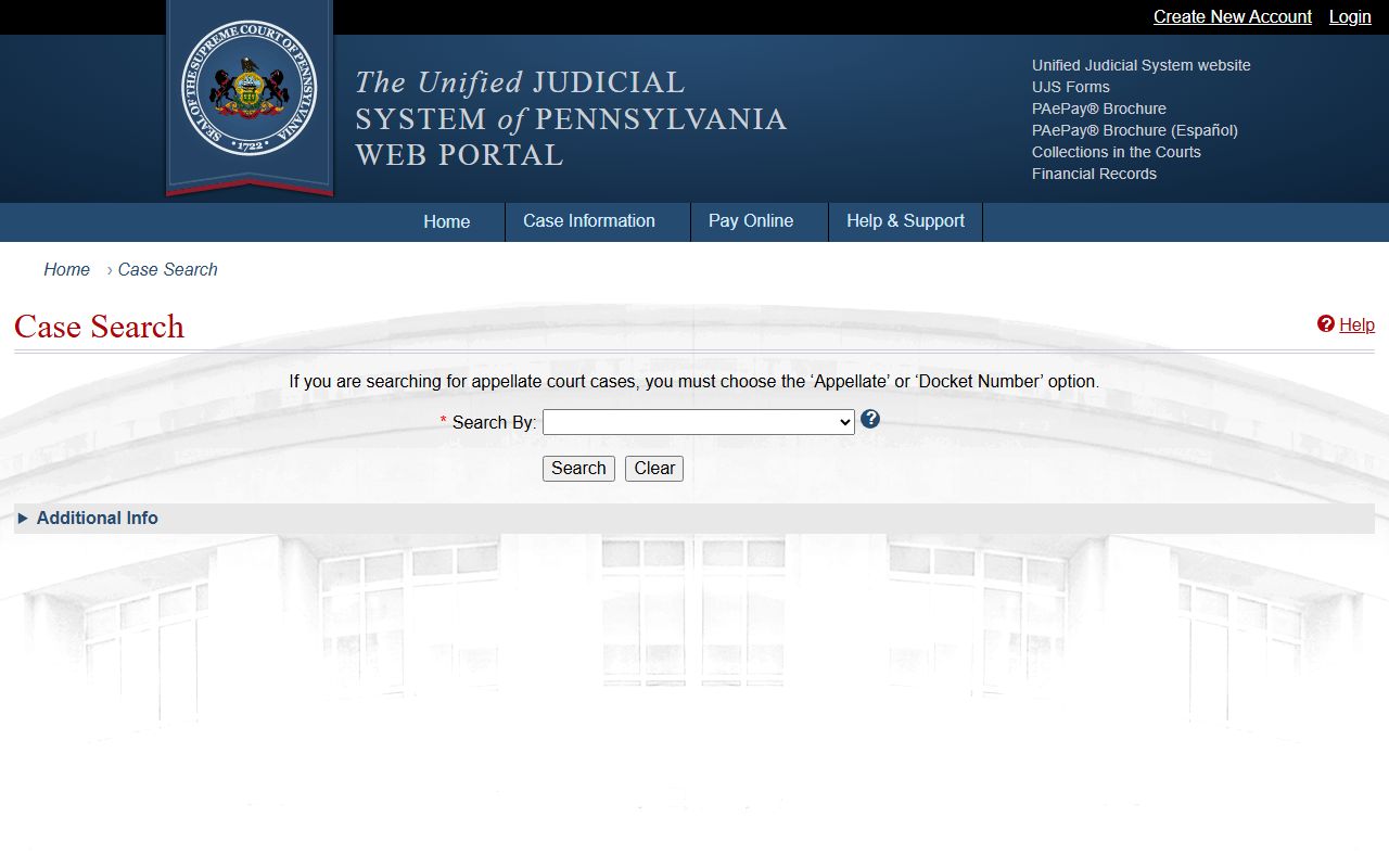 Forest County Court Records access through UJS and Prothonotary resources