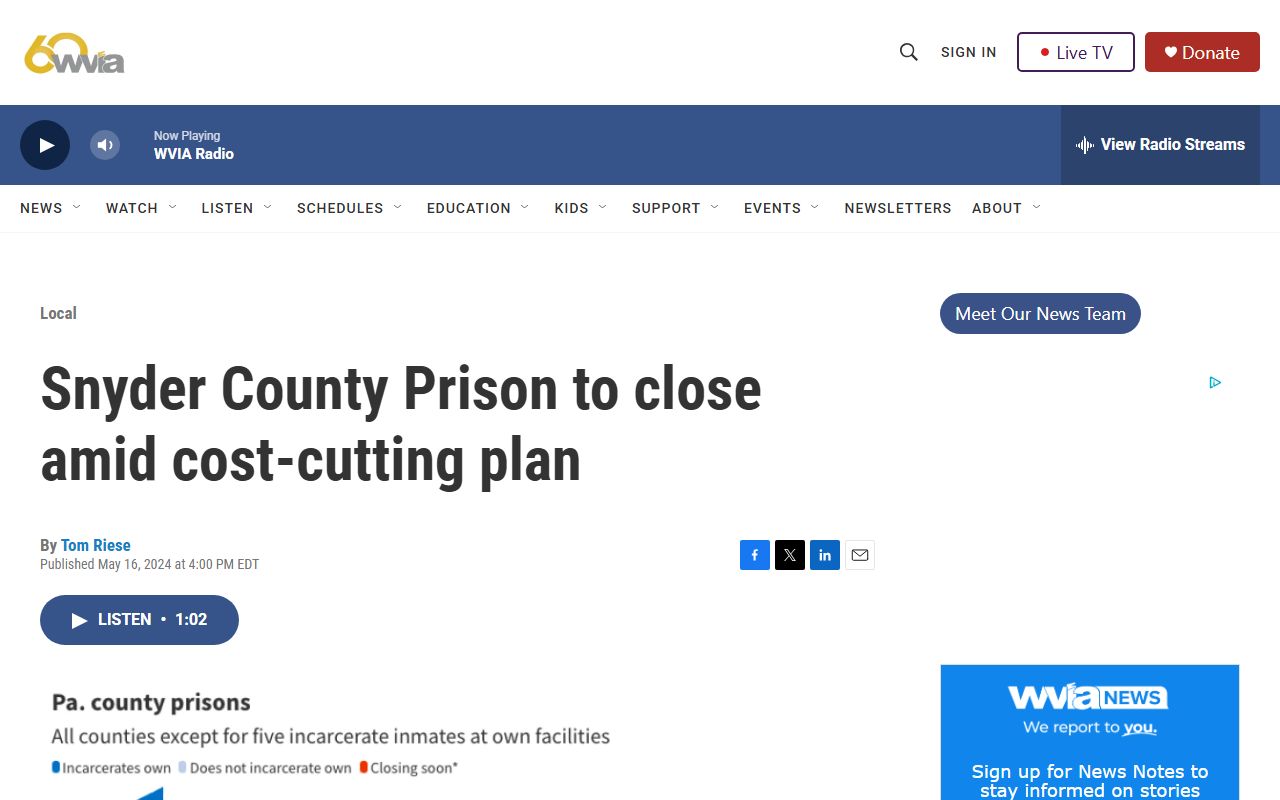 Regional corrections context and Forest County custody interpretation